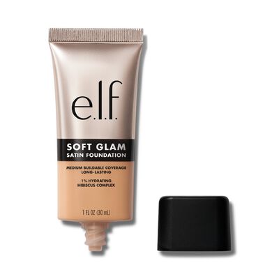 E.L.F. SOFT GLAM SATIN FOUNDATION (BASE DE MAQUILLAJE SATINADA DE LARGA DURACIÓN)